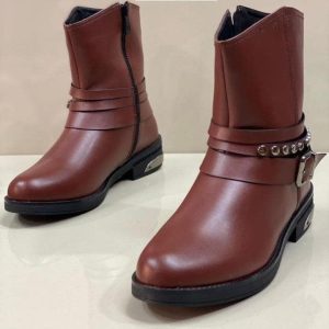 Ladies brown ankle boots