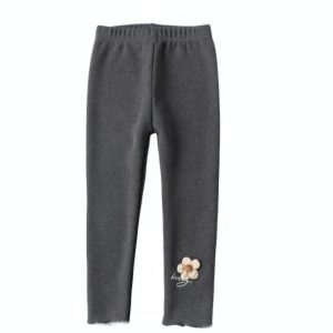 Girls Plush Lined Thickened Leggings