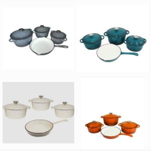 7 Piece Cast Iron Cookware Set